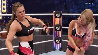 WWE 2K22 - Ronda Rousey vs. Alexa Bliss - Royal Girl Fights 💜