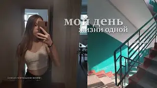 мой день жизни одной | vlog | самостоятельная жизнь