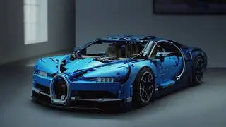 LEGO Technic 42083 Bugatti Chiron Sports Car Model - LEGO Technic Features and Functions Video