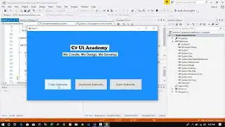 C# - Animations Using Xander Ui Framework