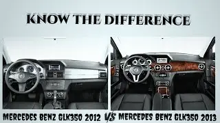 The Difference between the 2012 Mercedes Benz Glk350 and 2013 Mercedes Benz Glk350