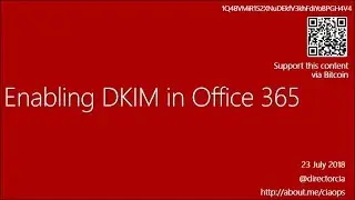 Enabling DKIM in Office 365