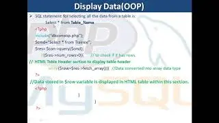 22. PHP & MySQL | Display and Search Data from MySQL Database using PHP