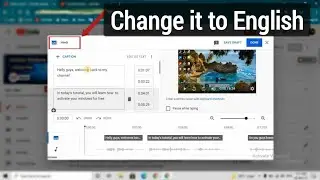 How to change subtitle language of a uploaded video in YT Studio - Hindi | Tutorials Buddy