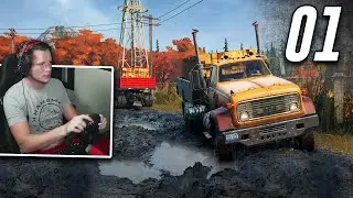 SnowRunner - Part 1 - MY TRUCKING CAREER BEGINS