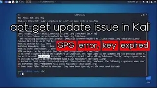 Fix: GPG Error, Key Expired (EXPKEYSIG Kali Linux Repository) | Kali Linux Latest Version