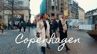 Copenhagen, Denmark 🇩🇰 Tourist Walking Tour 4k, Busy Sunday Walk, Winter Vibes 2023