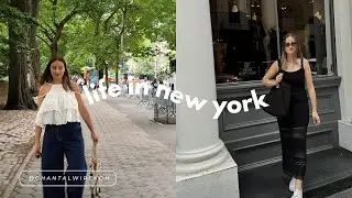 nyc vlog | casual summer outfits, nyc piers & upper east side evening