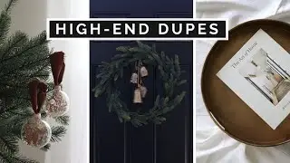 POTTERY BARN VS THRIFT STORE | DIY HIGH END HOME DECOR DUPES *CHRISTMAS PREVIEW*