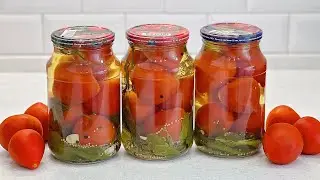 🍅ОЧЕНЬ ВКУСНЫЕ ПОМИДОРЫ НА ЗИМУ. Мы вмиг съели эти ПОМИДОРКИ и выпили рассол до капельки.