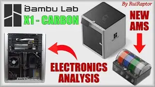 BAMBU LAB - First Look of the NEW AMS + X1 Carbon Electronics Analysis