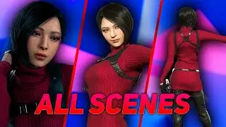 All Ada Wong Cutscenes - Resident Evil 4 Remake [PC 4K MAX]