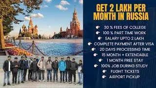 🇷🇺 Russia Student Visa 2024 | Study in Russia | Jobs | Citizenship | Moscow | Living Cost | PR