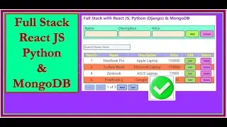 Building a Full Stack Web App with React JS, Python & MongoDB : Complete Tutorial