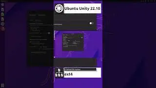 Ubuntu Unity 22.10 Quick overview #shorts