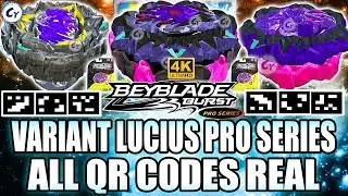 QR VARIANT LUCIUS PRO SERIES QR CODE + ALL LUCIUS BEYBLADE BURST PRO SERIES ZANKYE COLLAB