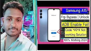 Samsung A15 5G (A156E) FRP Bypass Android 14 Pc New Method 2024 - Talkback Not Working chimera tool