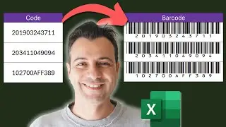 The Easiest Way to Make Barcodes in Excel (No Extra Software Needed!)📦