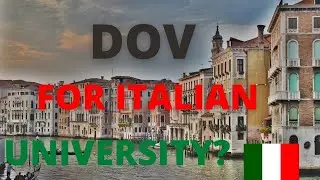 DOV(Declaration Of Value) For Admission To Italian Universities | How to apply for your DOV