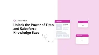 Titan Enhances Salesforce's Knowledge Base | Titan Web for Salesforce Knowledge | Use Case