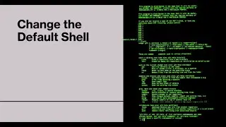 Change the default shell | Learn Linux