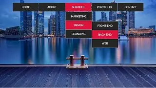 How To Make Drop Down Menu Using HTML And CSS | HTML Website Tutorials (Preview)