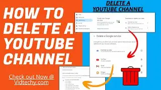 how to delete a youtube channel