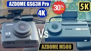 AZDOME GS63H Pro 4K Dashcam vs M580 5K! 📹 What's the difference?