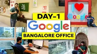 Day 1 at Google Office Bangalore 🔥| Visiting My Office for the First Time