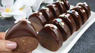 Simple and beautiful and festive treats! I don't use the oven, flour and eggs!