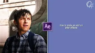 how to make an edit on after effects - for beginners!