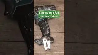 Makita drill teardown video #repair #diy #powertools #drill #makita #makitatools #tools #rehaul