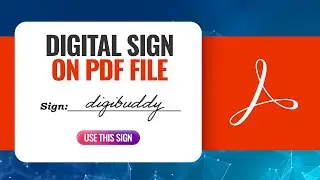 How to Digitally Sign a PDF Document