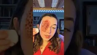 Dangerous hoax trypophobia 🤮 sfx makeup 