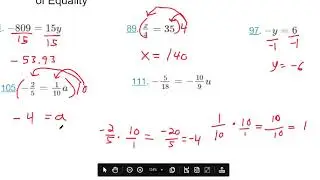 Solve Equations Using the Division and Multiplication Properties of Equality