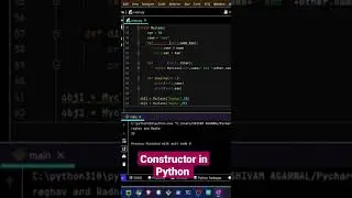 Constructor in Python 