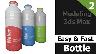 3ds max modeling tutorial (Bottle) part- 02