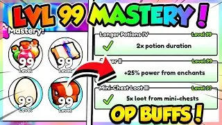 FINALLY GETTING *LVL 99* MASTERY in PET SIMULATOR 99!! (Roblox)