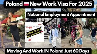 Poland🇵🇱Work Visa 2024,Poland VFS Appointment Booking,Poland Work Permit Visa 2024,Moving To Poland,