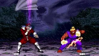 FIRE AKUMA VS EVIL BISON