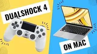 How to Connect a PS4 Controller to MAC | DualShock 4 on MAC (Wired and Wireless) 2024