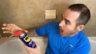 I TRIED WD 40 on my BATHTUB Here's WHAT HAPPENED!