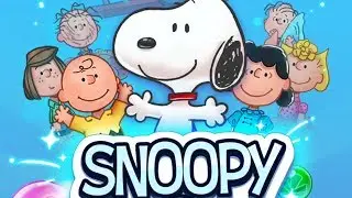 Snoopy Pop+ Blast the Bubbles - Jam City, Inc. Level 1-5 Walkthrough