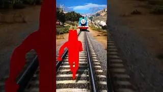 GTA V: BANBAN SAVING SHIVA FROM THOMAS THE TRAIN 