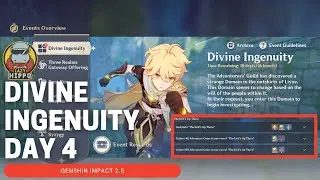 Divine Ingenuity Day 4 Event Guide | Preset & Custom Domains Event - Genshin Impact 2.5