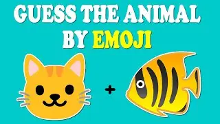 Guess The Animal by Emoji 🐈 🐶 | Emoji Quiz