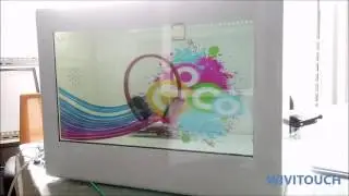 WiViTouchTransparent LCD Showcase - Innovative Retail Display