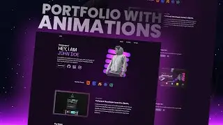 Build an Animated Portfolio: Step by Step Guide with React, Tailwind CSS, and Framer Motion