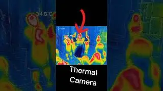 Girls on Thermal Camera, Flir Pro #youtubeshorts