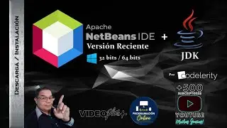 Curso Rápido | Descarga/Instalación de Apache NetBeans IDE Versión Reciente | Windows 32bits/64bits.